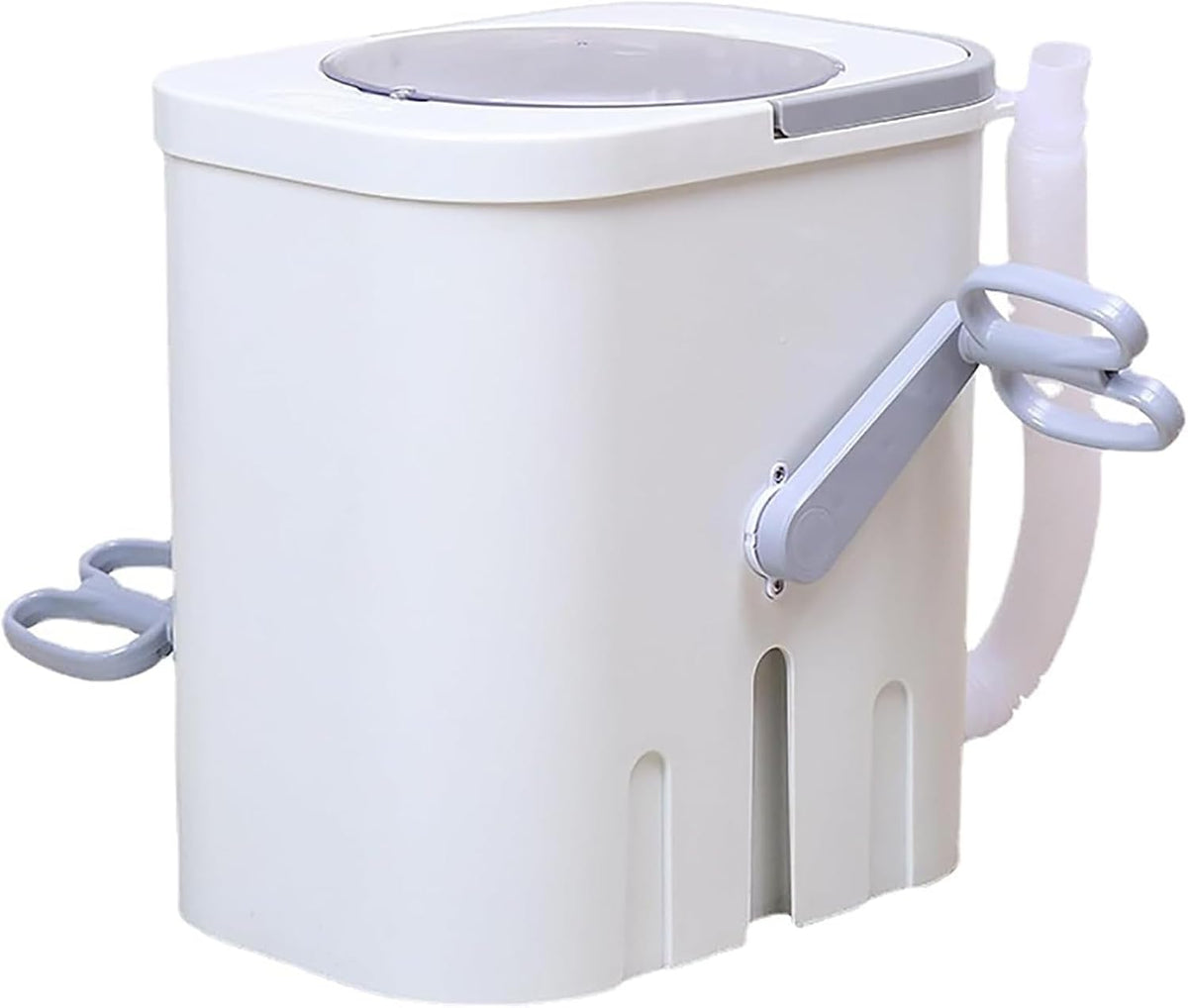 NGARY, Lavatrice, 40x28x41 cm, 38 cm, 3,6 kg, Bianco, acciaio inox