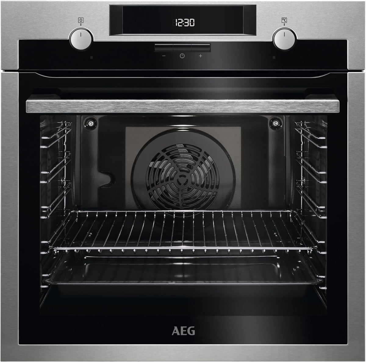 AEG, Forno da incasso, BEE431011M, 72 Litri, Argento, acciaio inox