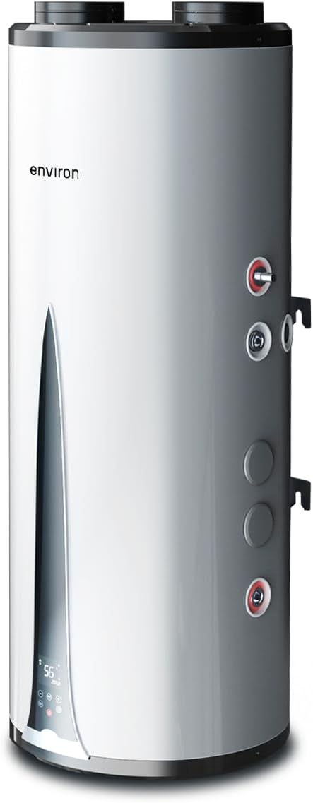 Environ, Pompe di calore, 80 l, 150 g, 75°C, Nero, pompa di calore, protezione dal surriscaldamento
