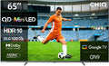 CHiQ, Smart TV, M65QA9, 65 Pollici, 1445,3 × 300,9 × 894,7 mm, Nero, Wi-Fi