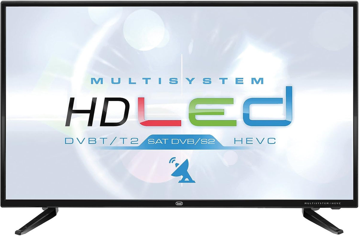 Trevi, Smart TV, 32 pollici, Nero, illuminazione LED, USB, spegnimento automatico