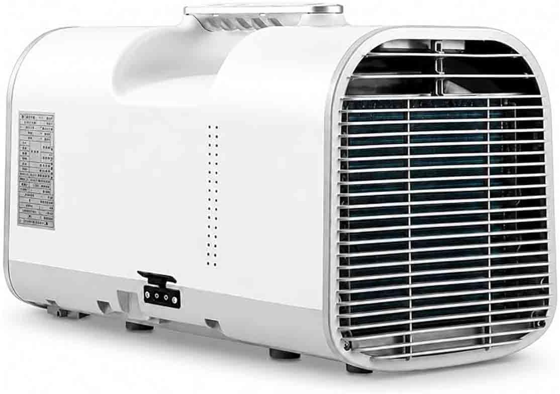 DTWEFF, Condizionatore portatile, 1300 W, 5100 BTU, Bianco