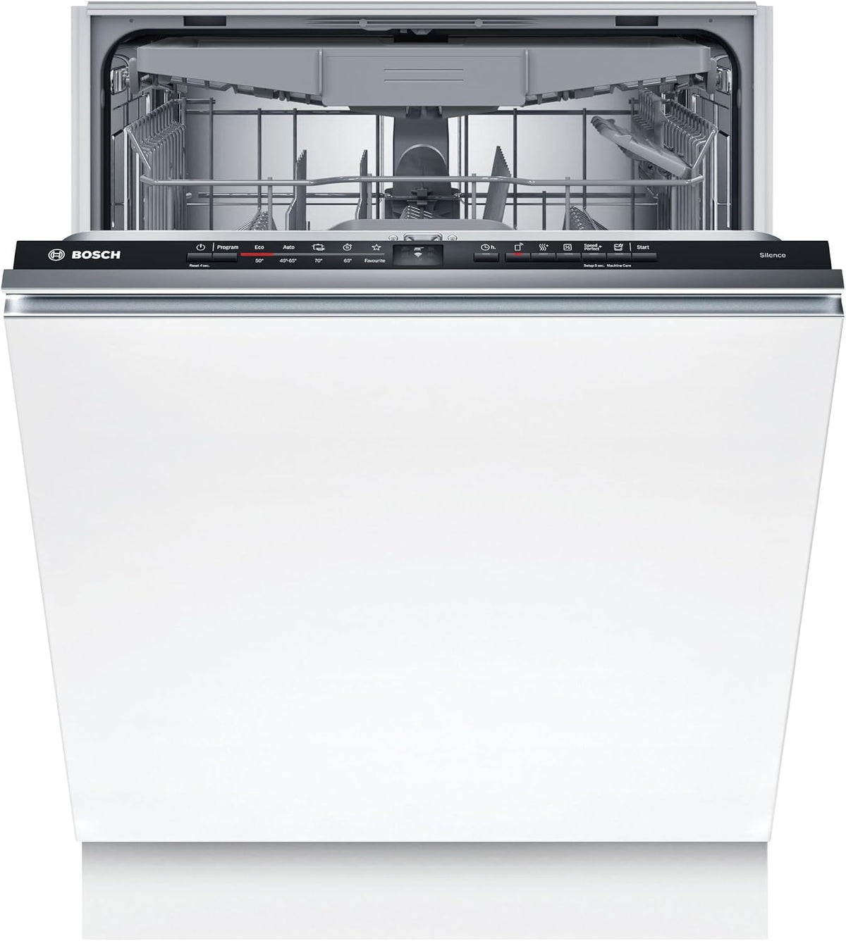 Lavastoviglie, SMV2HVX06E, Bosch, 50 °C, 46 dB, 81,5 cm, Argento, illuminazione LED, 4 funzioni