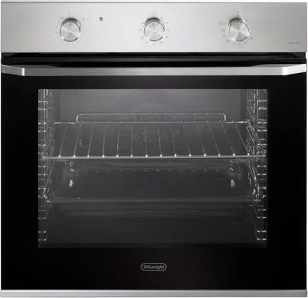 De'Longhi, Forno elettrico, 60 Cm, 70 Litri, 60x60 cm, Nero/Argento, acciaio inox, funzione grill