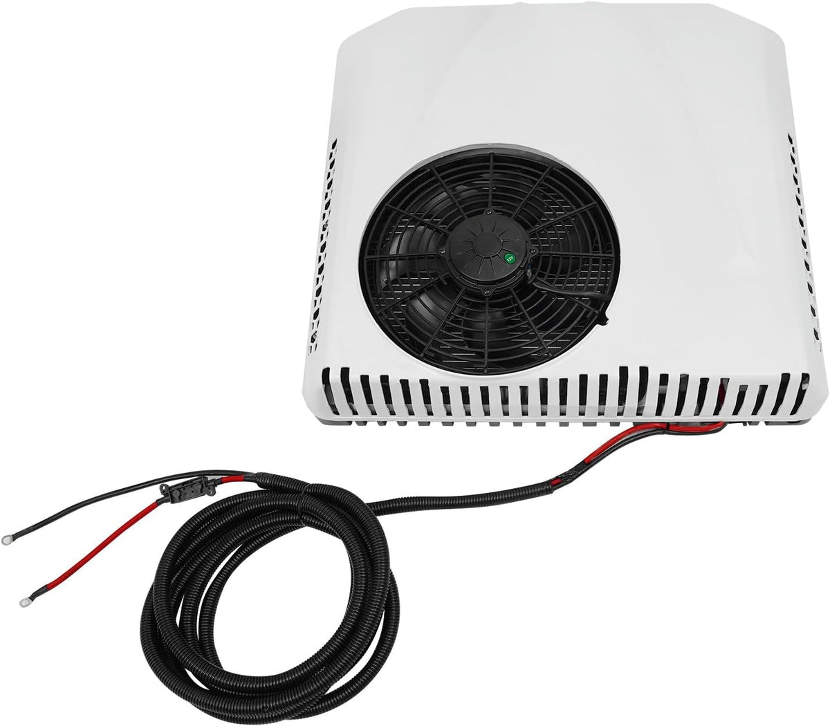 Condizionatore, OMGGYER, 12 V, 44 x 27 cm, 16 °C, Grigio, alluminio, telecomando, motore inverter