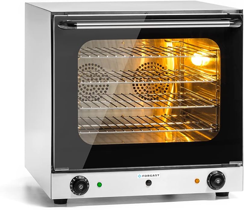Forgast, Tavolo, 59,5x60x58 cm, 2600 W, 300°C, Nero/Argento, acciaio inox, timer