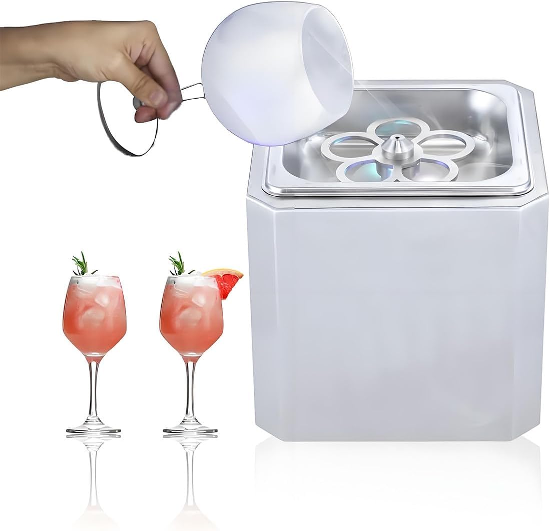 Congelatore, CO2, 40 °C, 130 x 270 x 410 mm, 0,003 kg, Bianco, acciaio inox, illuminazione LED