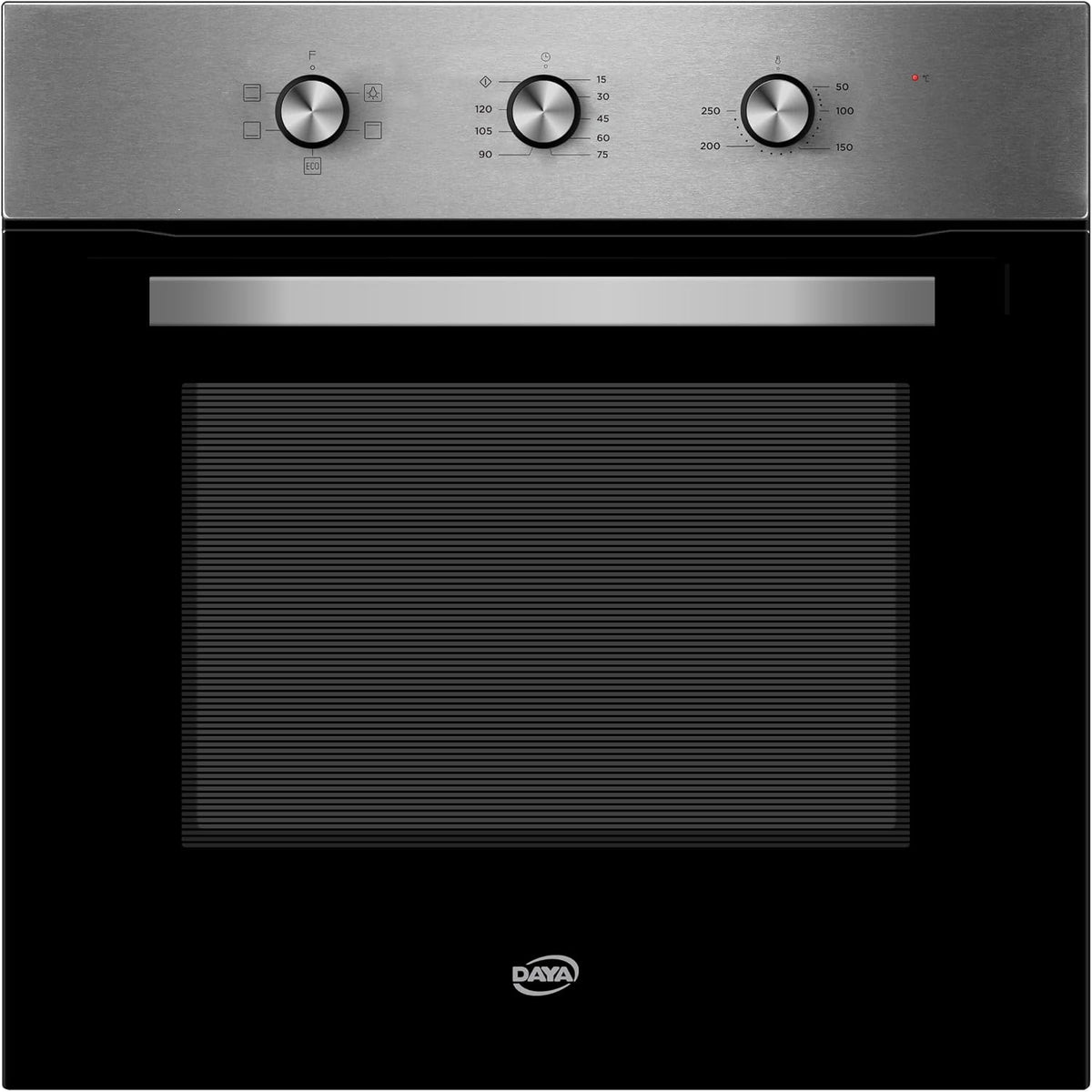 Daya, Forno da incasso, DMFI-4GT70A, 70 Litri, 250°C, Nero/Argento, timer, 4 Funzioni