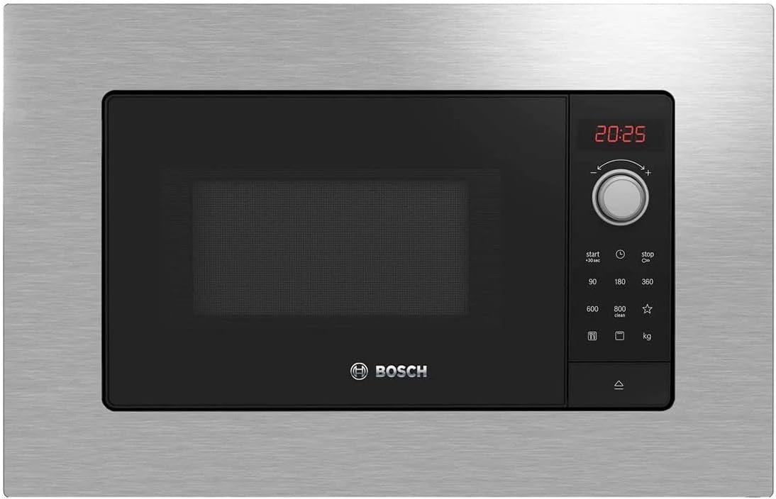Bosch, Forno a microonde, BEL623MS3, Rosso/Argento, illuminazione LED, funzione grill