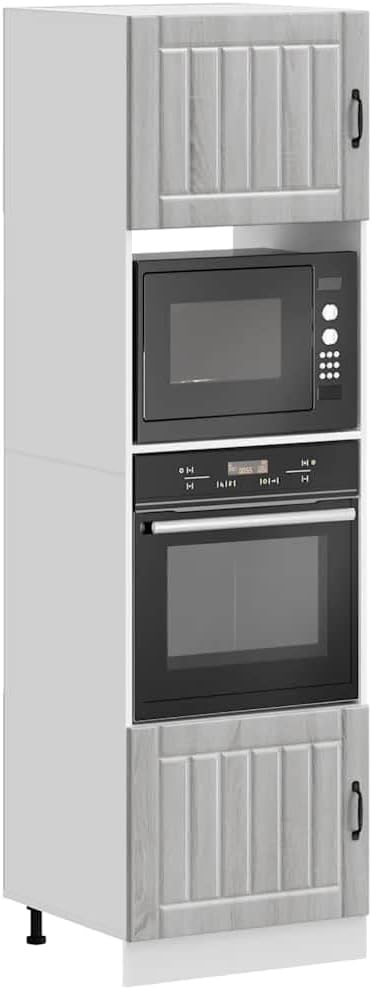 Kaloriko, Forno a microonde, 60 x 57 x 207 cm, Nero/Argento
