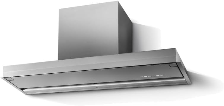 Elica, Cappa aspirante, IX/A/90, 90 cm, 600 m³/h, 55 dB, Argento, acciaio inox, illuminazione LED