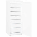 Armadio, MBH - MAQUINARIA BAR HOSTELERÍA, 157 litri, 540 x 600 x 1344 mm, 1344 mm, Bianco, 7 cassetti