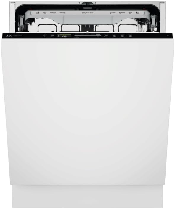 AEG, Lavastoviglie, GI9210X2TF, 60 CM, 8,4 L, 1,6 m, Argento, struttura pieghevole, illuminazione LED