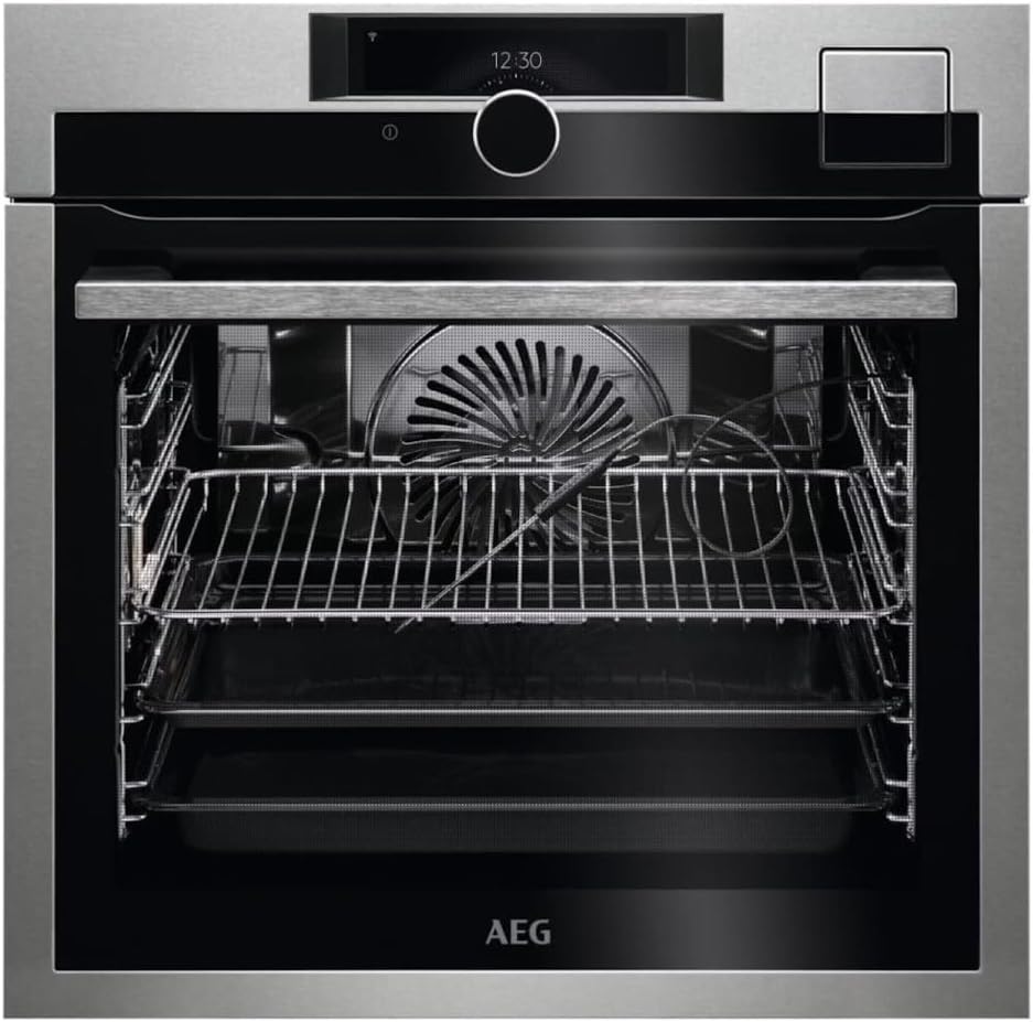 AEG, Forno elettrico, BSE999330M, Argento, vano contenitore, Wi-Fi, 20 funzioni