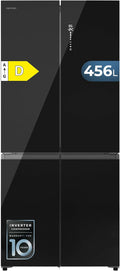 Cecotec, Frigorifero, 456 L, 190 cm, 83,3 cm, Nero, motore inverter