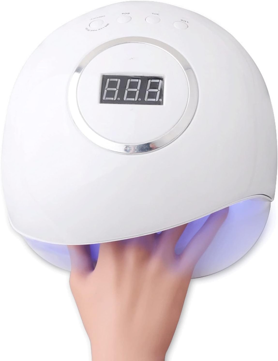WEYFH, Asciugatrice, 80 W, Bianco, illuminazione LED, timer