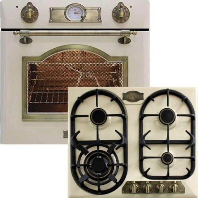 Kaiser, Piano cottura a gas, 67 litri, 3,8 kW, 1 × 13,0 cm, Nero, timer, autopulizia, funzione grill, 8 funzioni