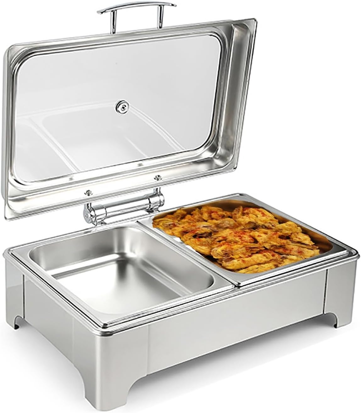 Credenza, 58 x 44 x 26 cm, 400 W, 70°C, Argento, acciaio inox