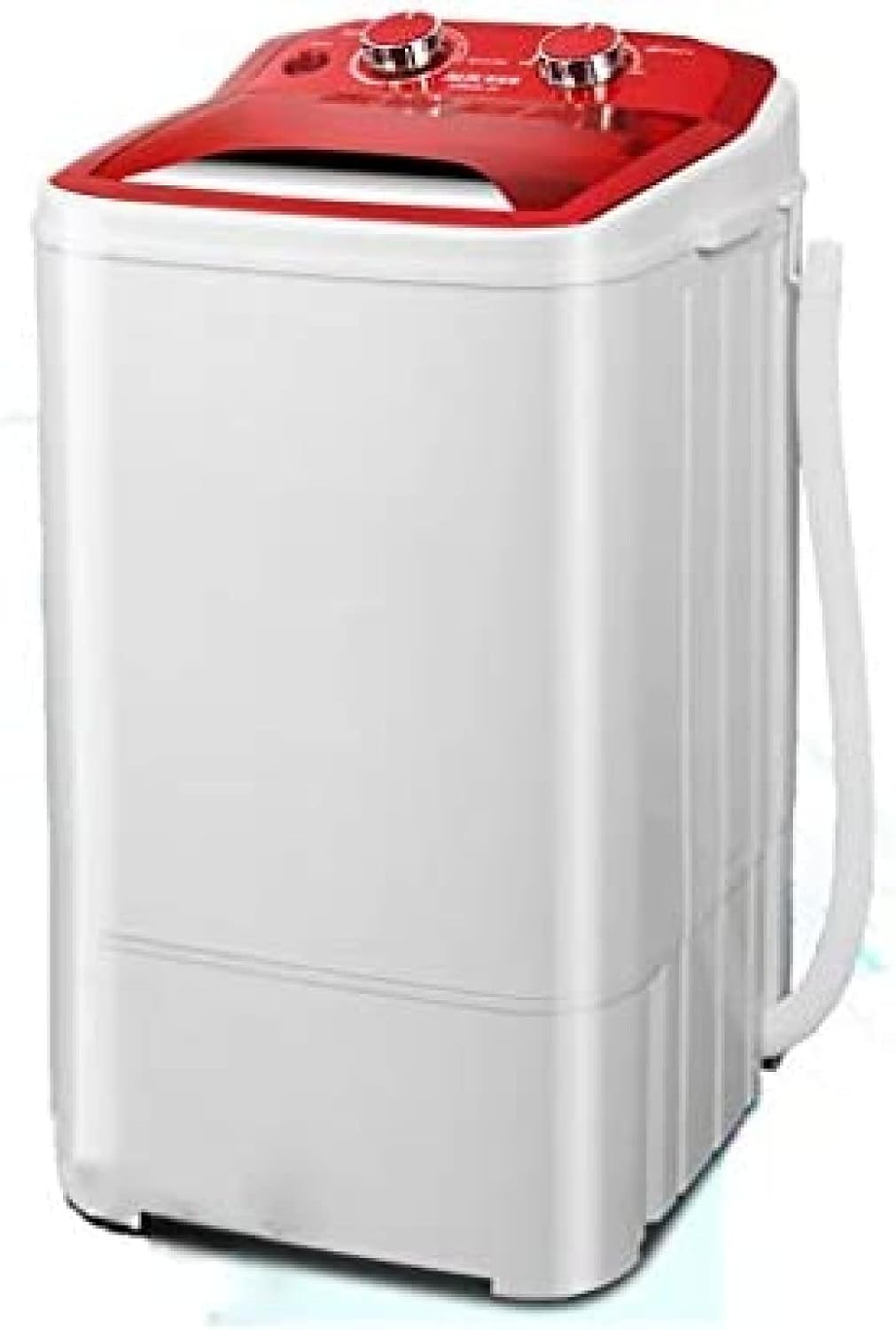 YILIYIO, Lavatrice, 3 kg, 240 W, 390 × 360 × 650 mm, Viola/Rosso, acciaio inox