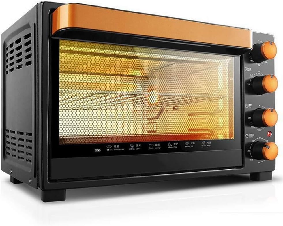 ZYJIX, Forno a microonde, 32 Litri, Nero/Argento, timer