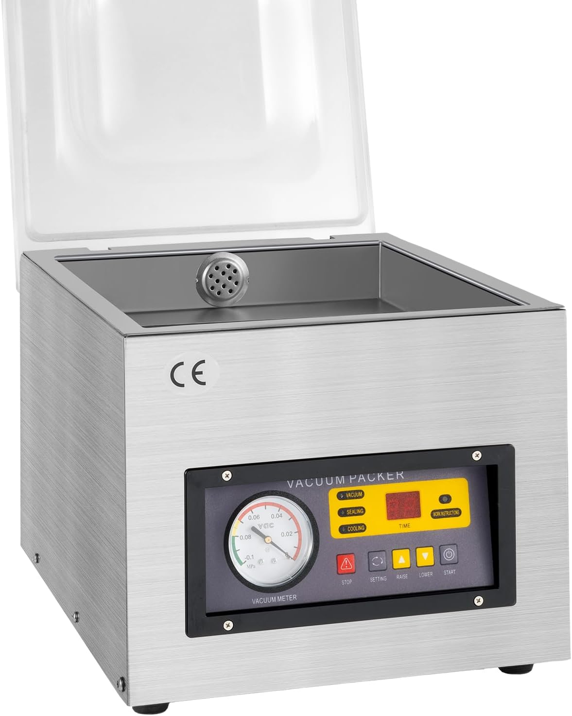 AUYART, Macchine sottovuoto per alimenti, 220 v, Argento, acciaio inox, 3 in 1