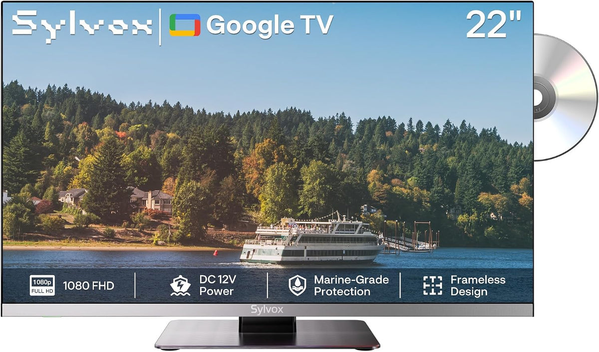 Smart TV, SYLVOX, 12 V, 100 mm, Grigio