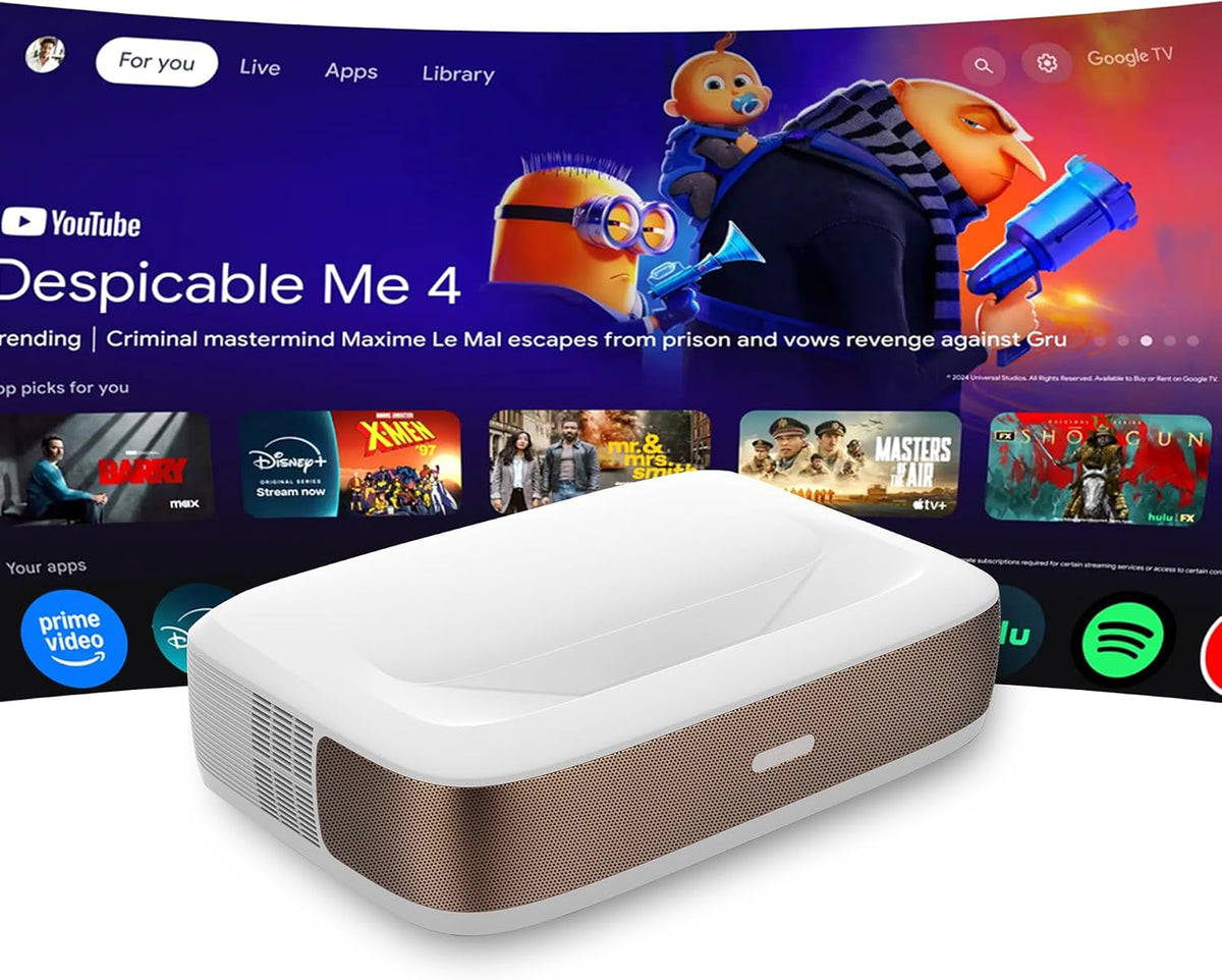 WUPRO, Smart TV, 1080P, 19 cm, 100 pollici, 7 W, Bianco